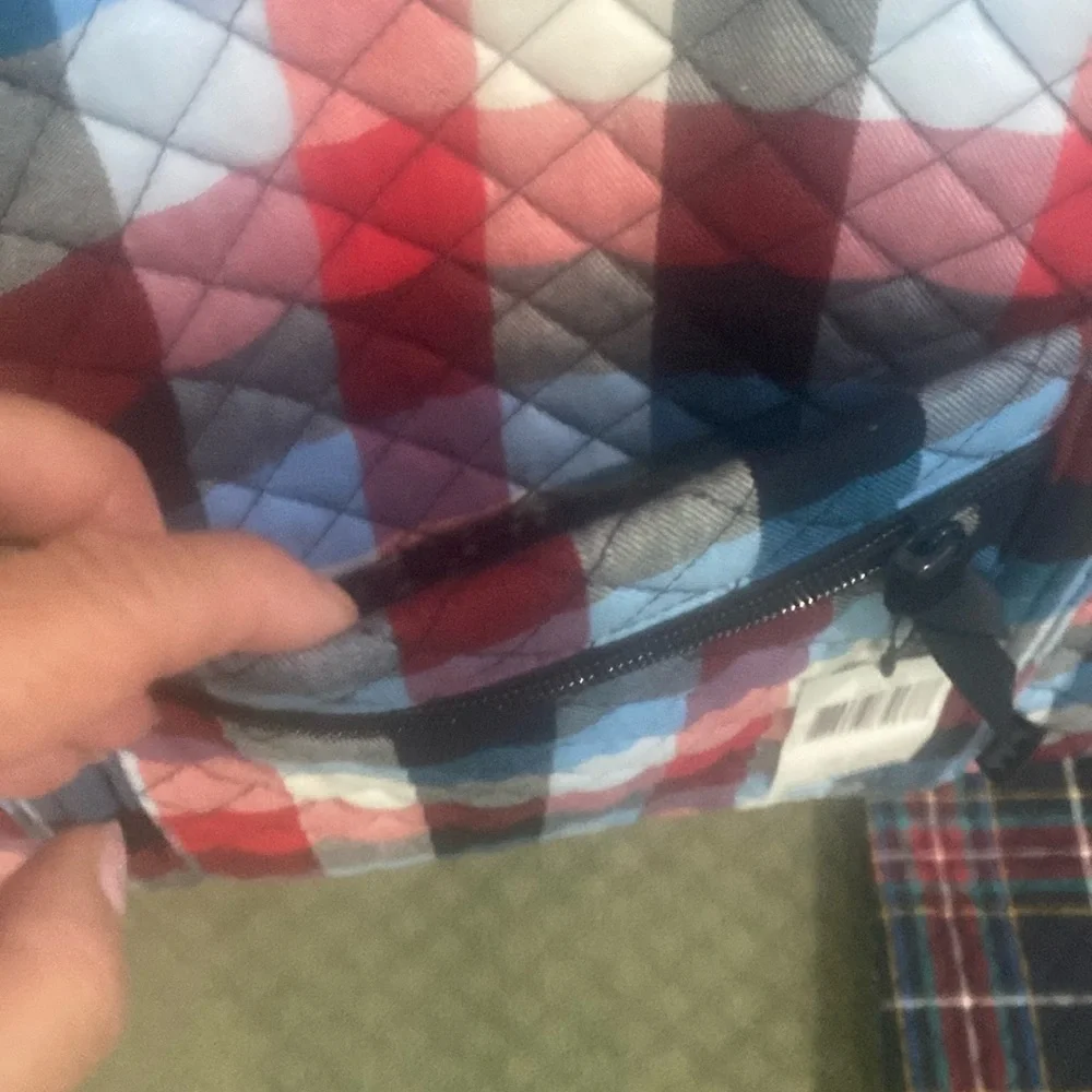 🆕💙❤️Vera Bradley, VERA TOTE “Patriotic Plaid”